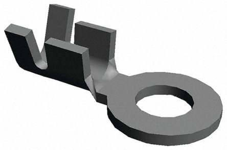 TE Connectivity Uninsulated Ring Terminal, 6.5mm Stud Size, 0.5mm² to 1.65mm² Wire Size