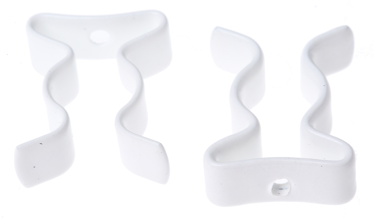 RS PRO 9.53mm Steel Spring Clip, 15.88mm x 6.35mm x 19.84mm, 8BA