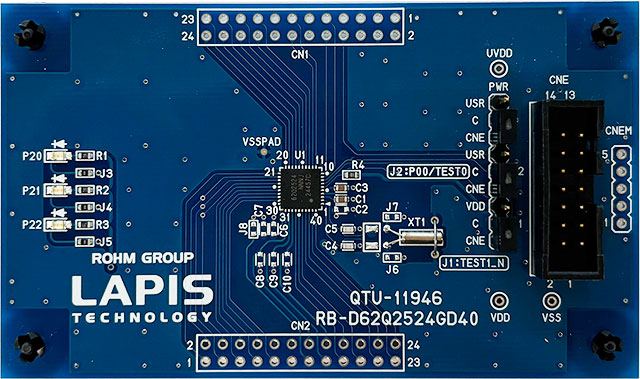 ROHM Reference Board Evaluation Board for MCU for ML62Q2524 microcontroller