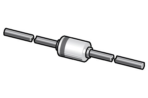 Nexperia, 12.2V Zener Diode ±5% 500 mW SMT 2-Pin SOD-80C