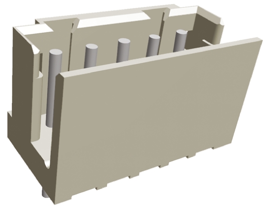 TE Connectivity AMP CT Series Straight Through Hole PCB Header, 5 Contact(s), 2 mm Pitch, 1 Row, Shrouded