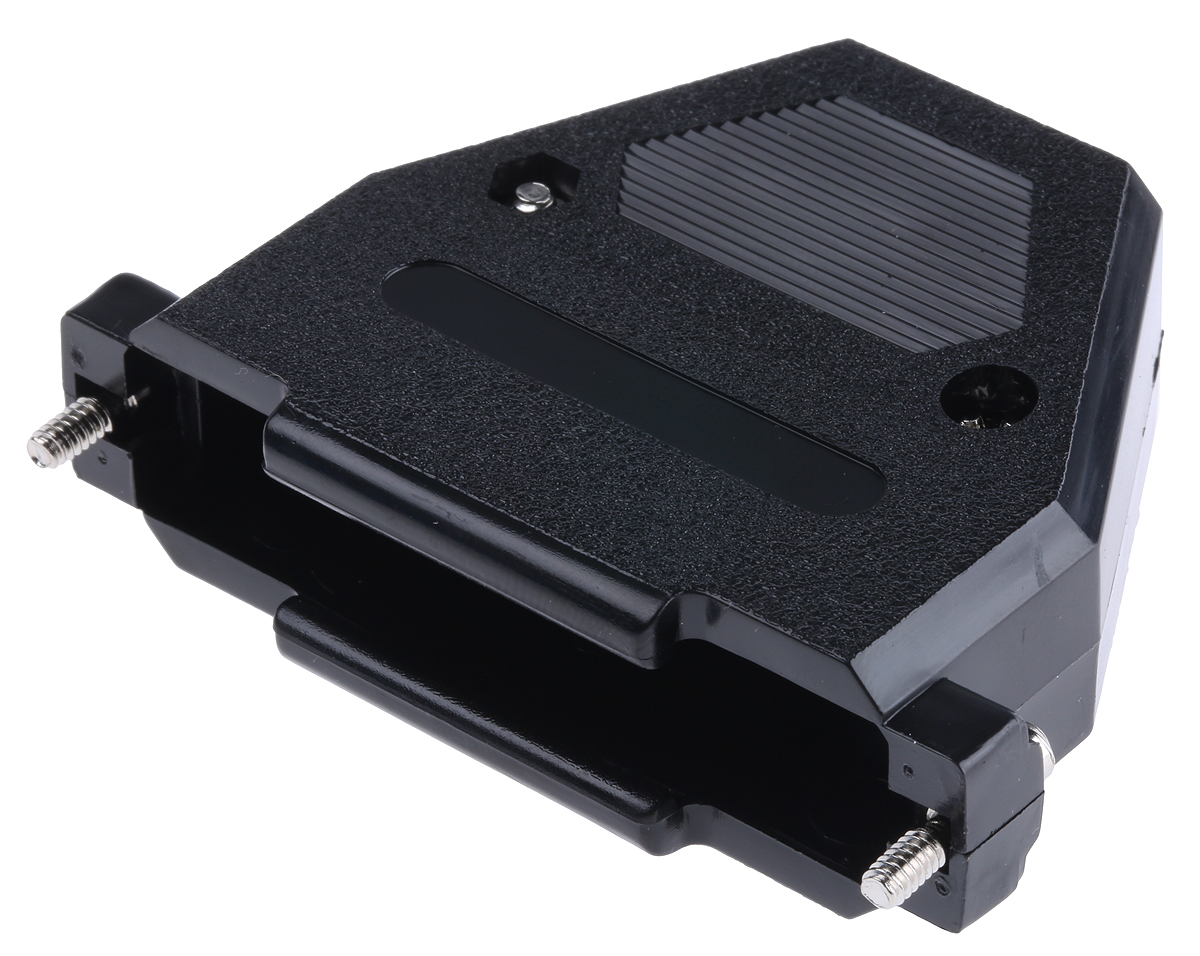 MH Connectors MHCCOV Series ABS D Sub Backshell, 37 Way, Strain Relief