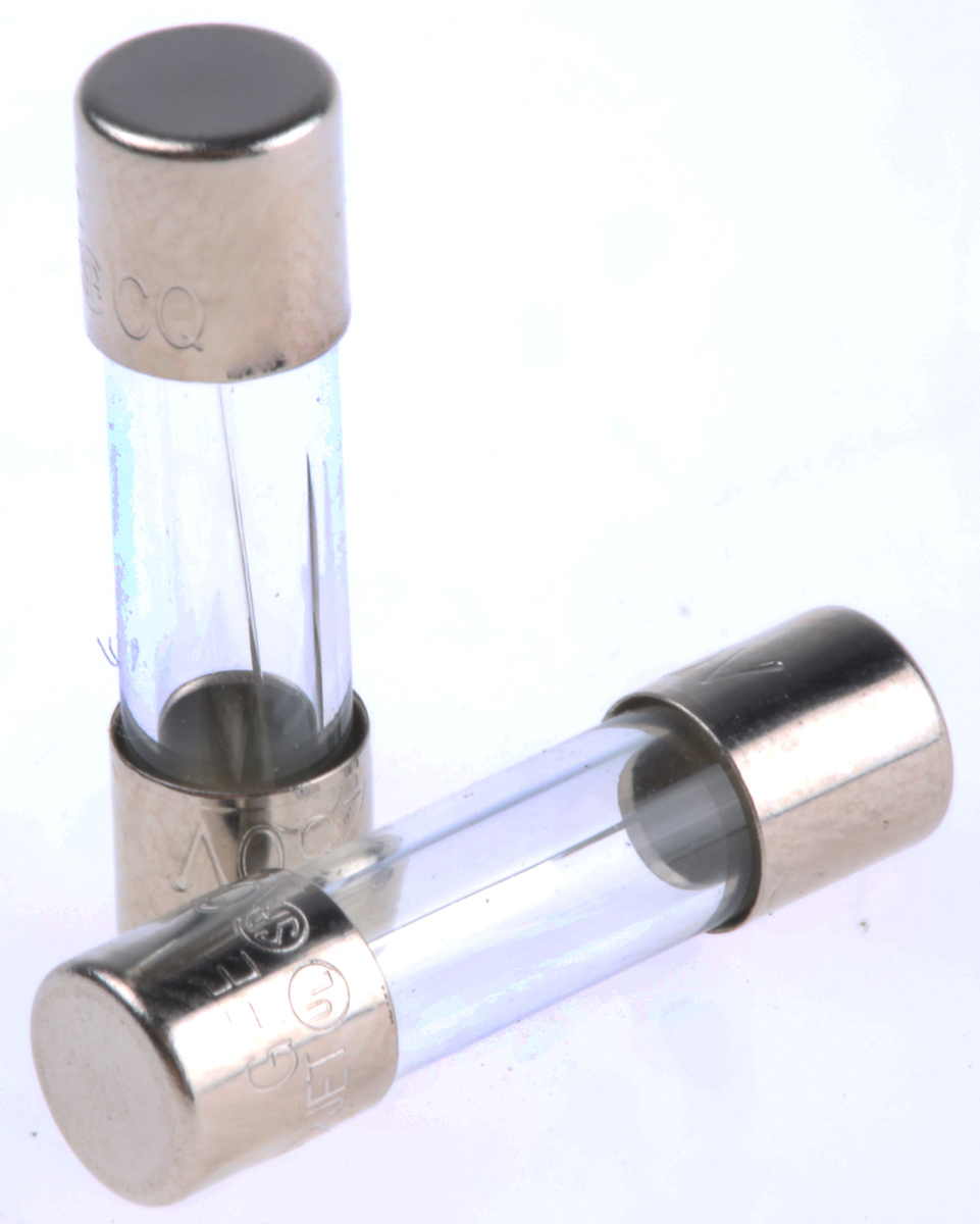 RS PRO 8A F Glass Cartridge Fuse, 5 x 20mm