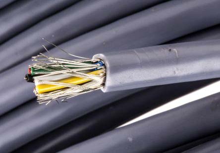 Nexans SMBL Series Data Cable, 7 Cores, 0.22 mm², Screened, 24 AWG, 100m, Braid, Foil Shield