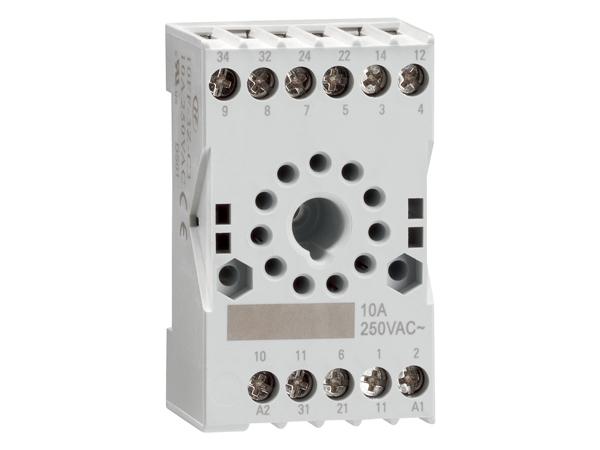 Lovato HR SERIES DIN Rail Relay Socket, for use with HR SERIES