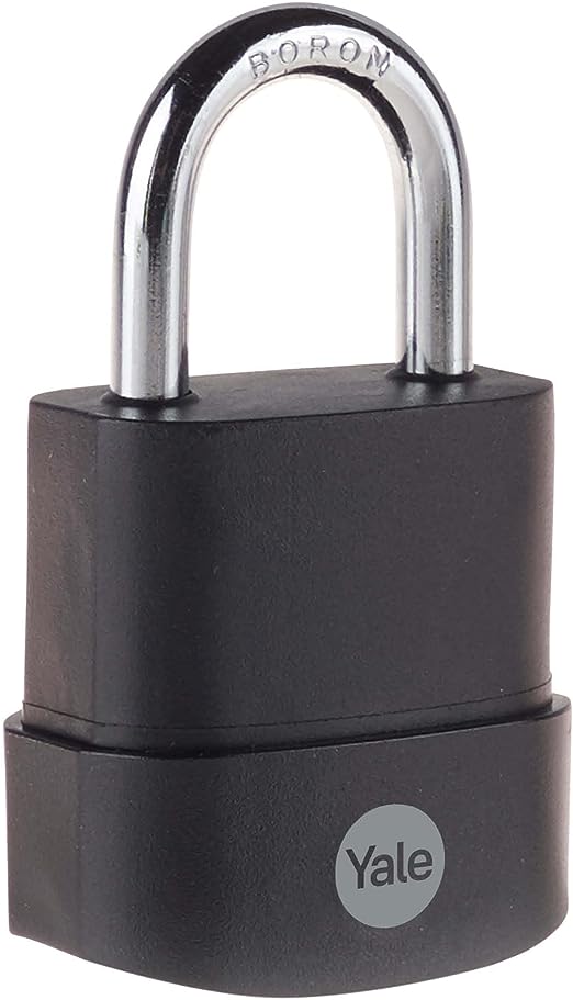 Yale Padlock Weatherproof Padlock, 6mm Shackle, 47mm Body