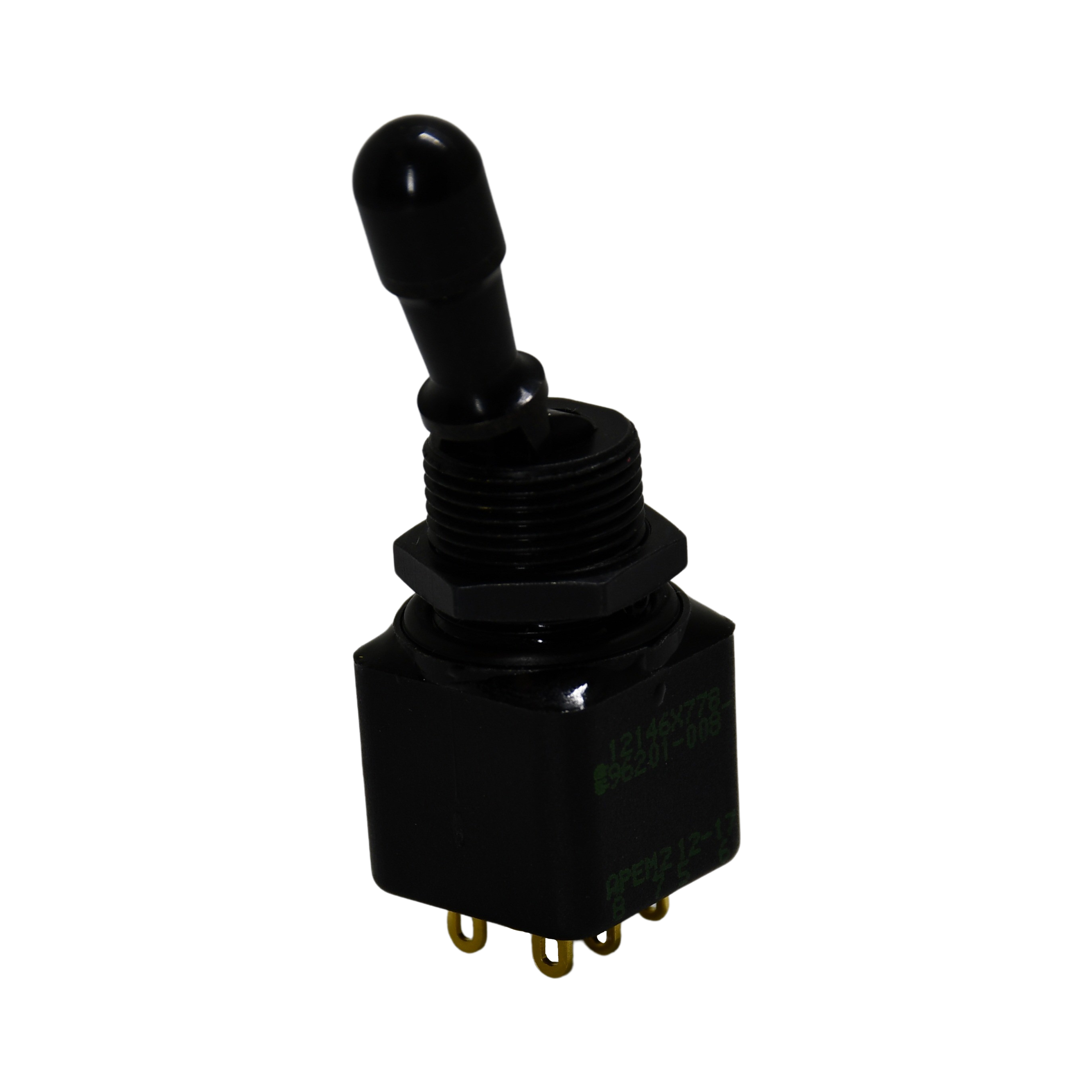 APEM Toggle Switch, Panel Mount, On-On, DPST, Solder Lug Terminal, 28V dc