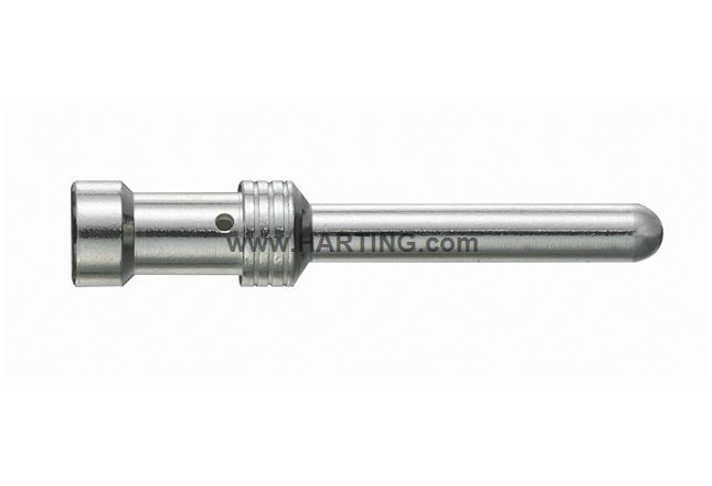 HARTING Han E Male 16A Crimp Contact Minimum Wire Size 1.5mm² Maximum Wire Size 1.5mm² for use with Heavy Duty Power