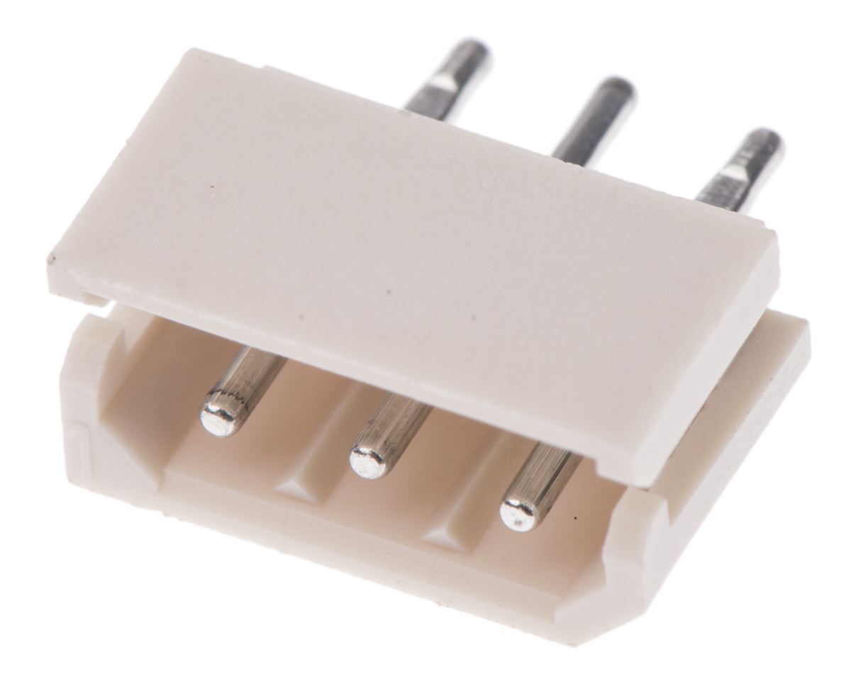 Molex SPOX Series Straight Through Hole PCB Header, 3 Contact(s), 2.5 mm Pitch, 1 Row, Shrouded