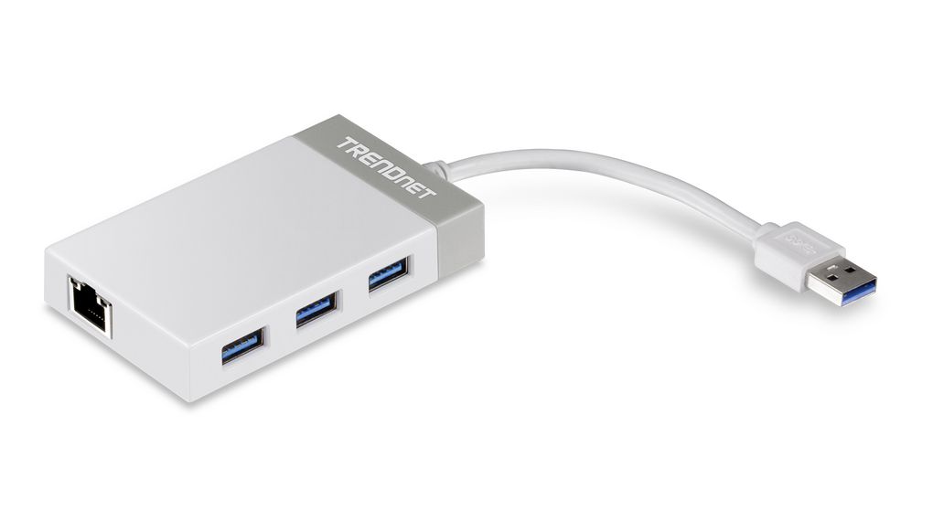 Trendnet 3 Port USB 3.0 USB A USB 3.0 Hub, USB Bus Powered, 92 x 55 x 16mm