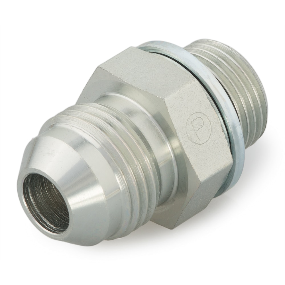 Parker Hydraulic Male Stud 5/8 in Male to 1/2-14 in Male, 10F4OMXS