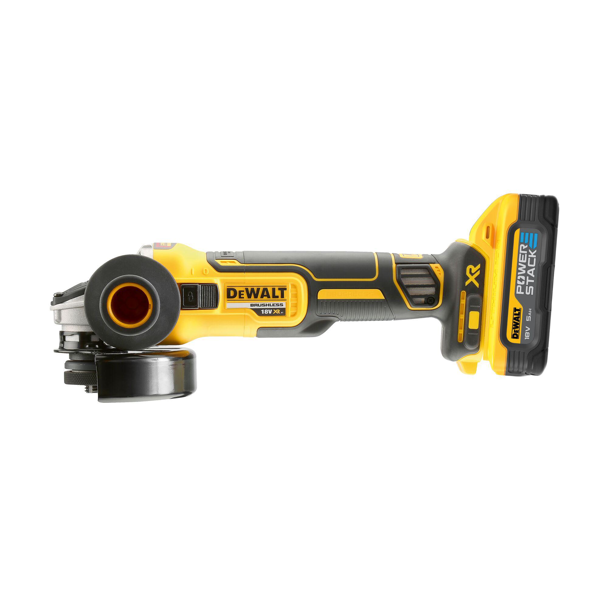 DeWALT DCG405H2T-QW 18V XR 125mm Cordless Angle Grinder, Euro Plug