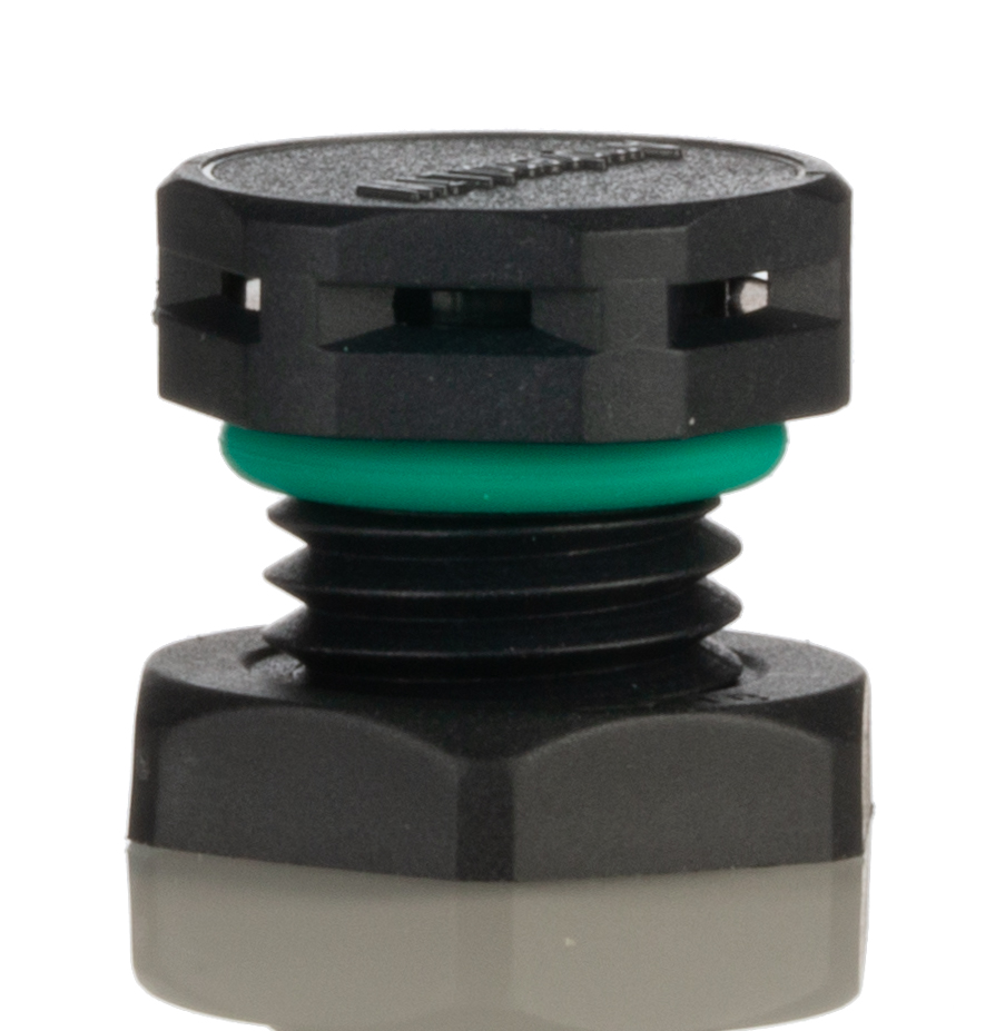 Amphenol Industrial Vent Series M12 Pressure Relief Vent, 16mm H