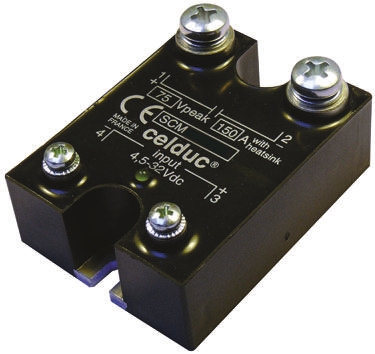 Celduc SCM Series Solid State Relay, 40 A Load, Panel Mount, 600 V dc Load, 32 V dc Control