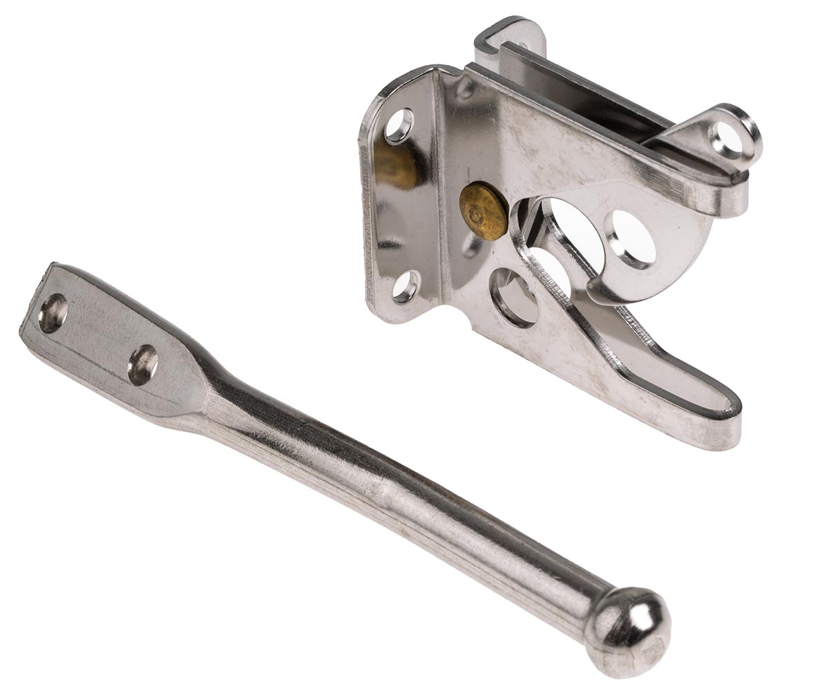 RS PRO Stainless Steel Gate Latch, 48 x 37 x 56mm