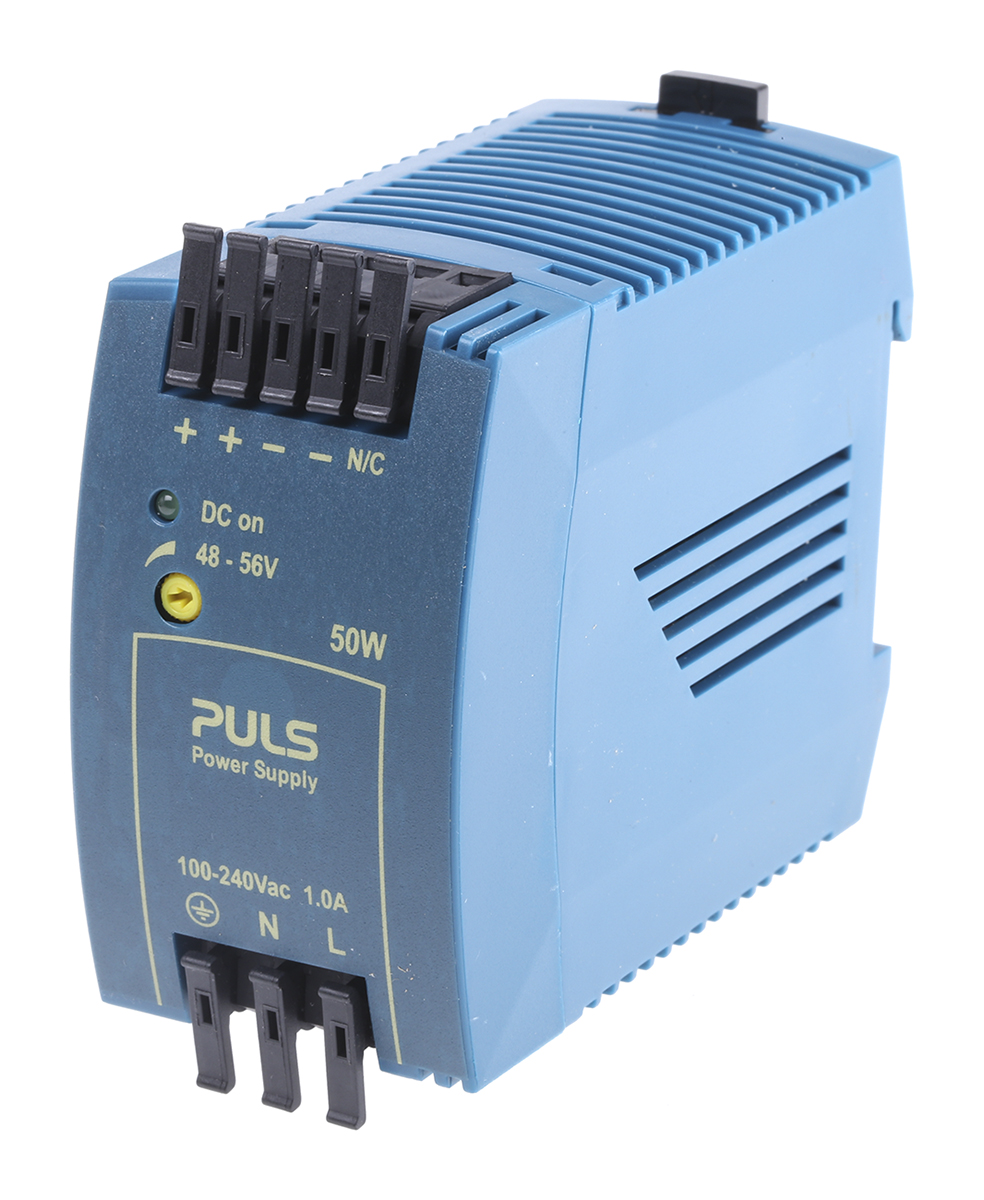PULS MiniLine MLY Switched Mode DIN Rail Power Supply, 100 → 240V ac ac Input, 48V dc dc Output, 1.05A Output,