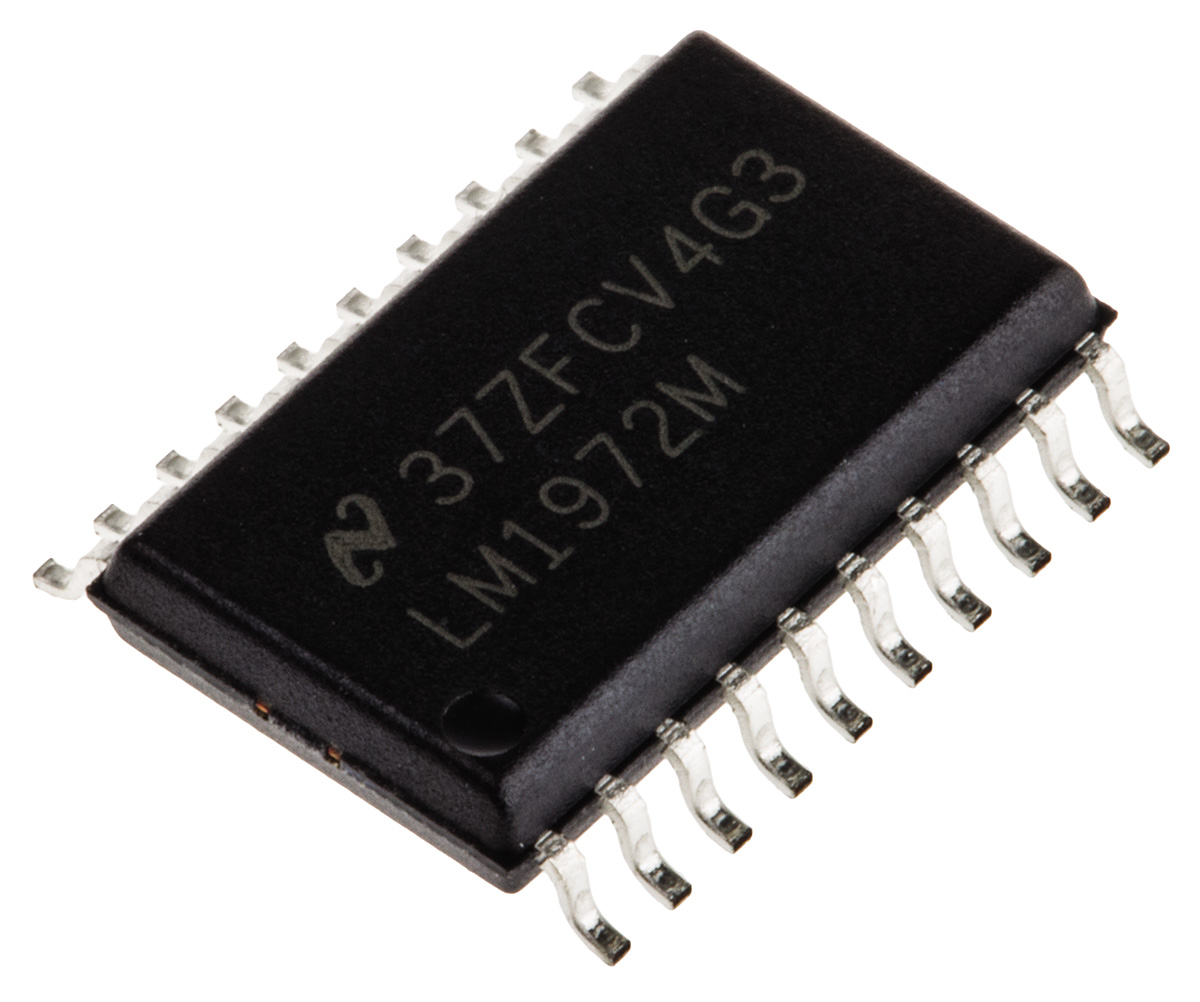 Texas Instruments LM1972M/NOPB, Digital Attenuator, 78dB, 3MHz, 20-Pin SOIC W
