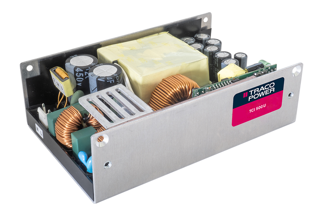 TRACOPOWER AC-DC Power Supply, TCI 500-148U-T, 48V dc, 10.41A, 500W, 1 Output, 90 → 264V ac Input Voltage