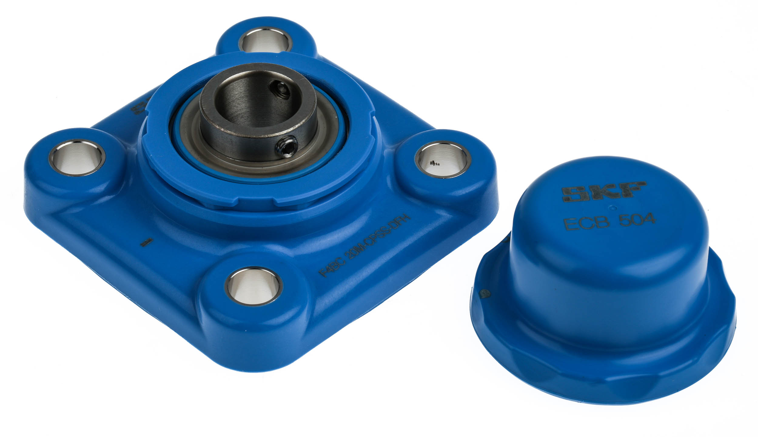 4 Hole Flange Bearing Unit, F4BC 20M-CPSS-DFH, 20mm ID