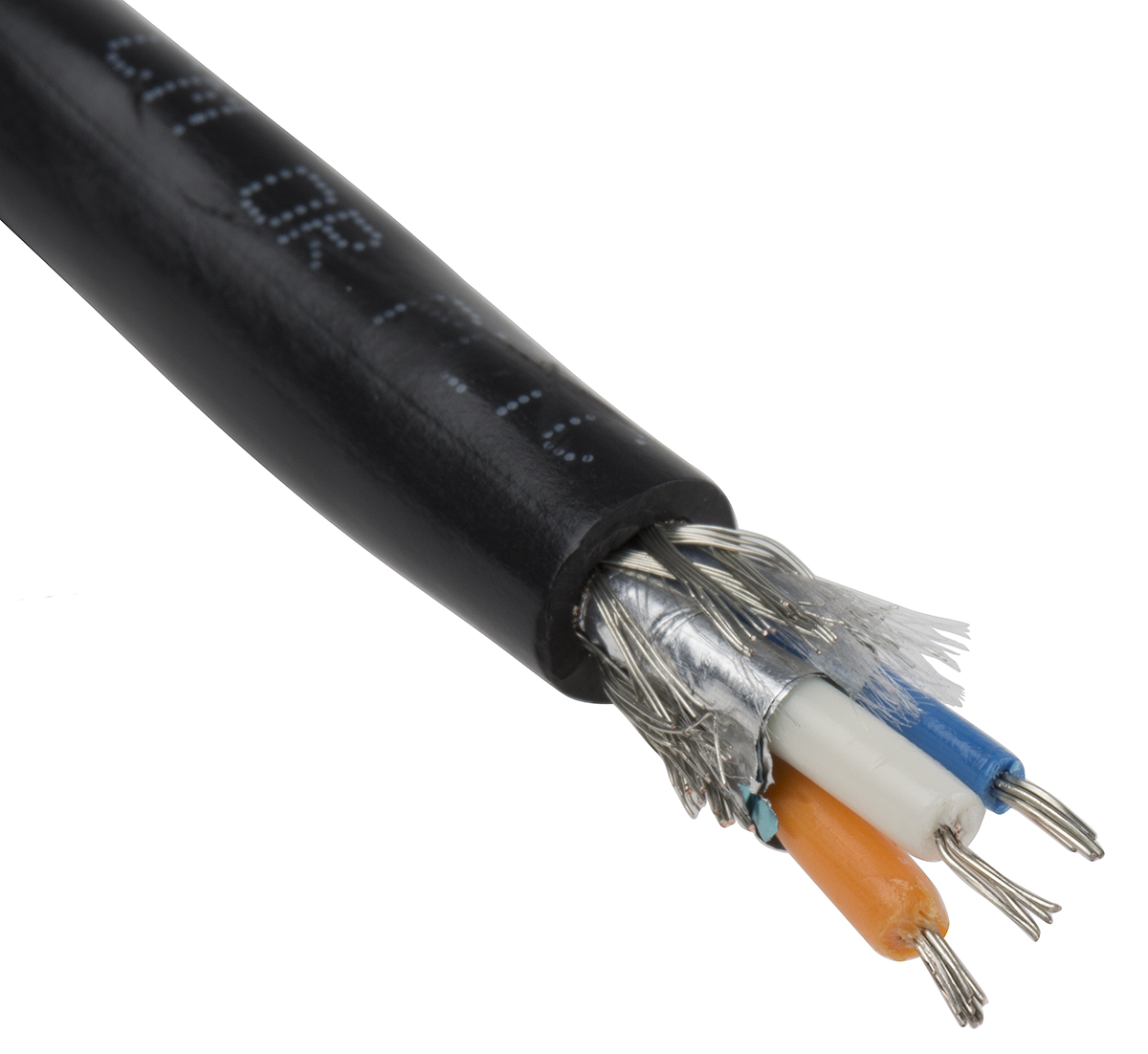 Alpha Wire Alpha Essentials Data & Bus Cable Series Data Cable, 1 Pairs, 2 Cores, 0.456 mm², Screened, 22 AWG, 30m,