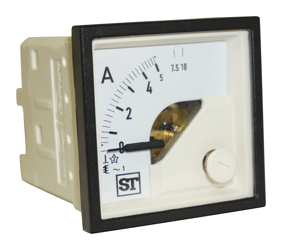 Sifam Tinsley Sigma Analogue Panel Ammeter 5A AC, 48mm x 48mm Moving Iron