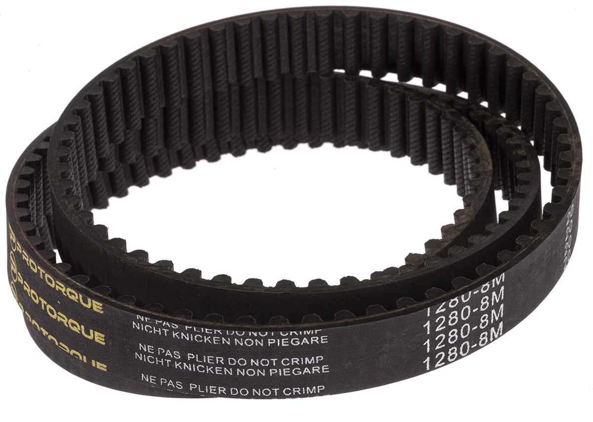 RS PRO Timing Belt, 160 Teeth, 1280mm Length, 20mm Width