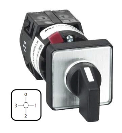 Schneider Electric Ammeter Cam Switch, 10A