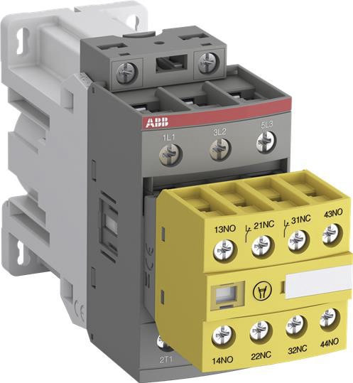 ABB Jokab AFS Contactor, 24 V Coil, 3-Pole, 50 A, 9 kW 24 V, 3 NO, 600V