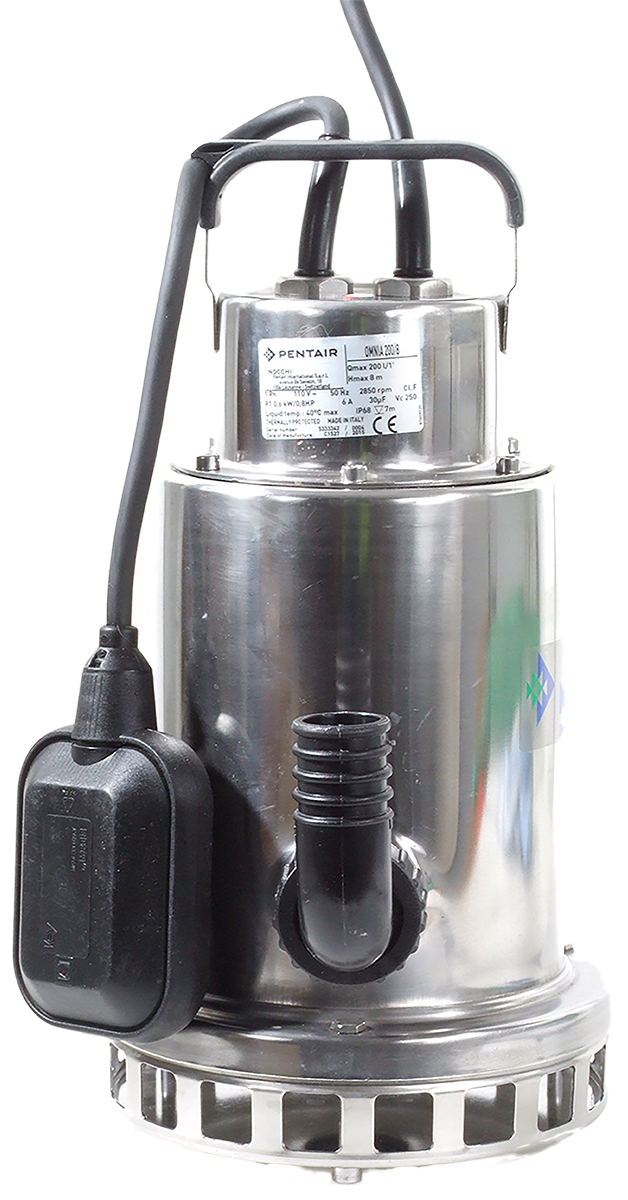 W Robinson And Sons 230 V Direct Coupling Submersible Submersible Water Pump, 200L/min