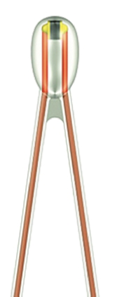 EPCOS Thermistor, 10kΩ Resistance, NTC Type, 1.8 x 45mm