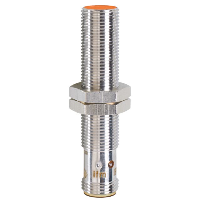 ifm electronic Inductive Threaded Barrel Proximity Sensor, M12, 2 mm Detection, NPN NO, 10 → 30 V dc