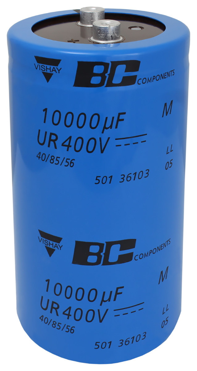 Vishay 3300μF Aluminium Electrolytic Capacitor 450V dc, Screw Terminal - MAL250117332E3