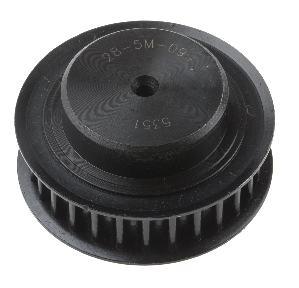 RS PRO Timing Belt Pulley, Steel 9mm Belt Width x 5mm Pitch, 28 Tooth