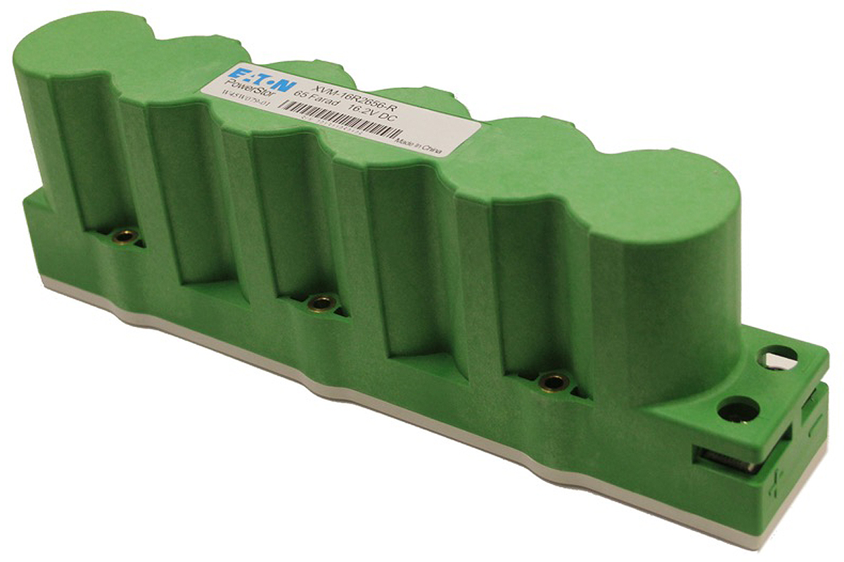 Eaton 65F Supercapacitor 0 → +20% Tolerance 16.2V dc, Chassis Mount