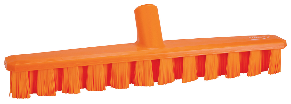 Vikan Hard Bristle Orange Scrubbing Brush, 37mm bristle length, PET bristle material