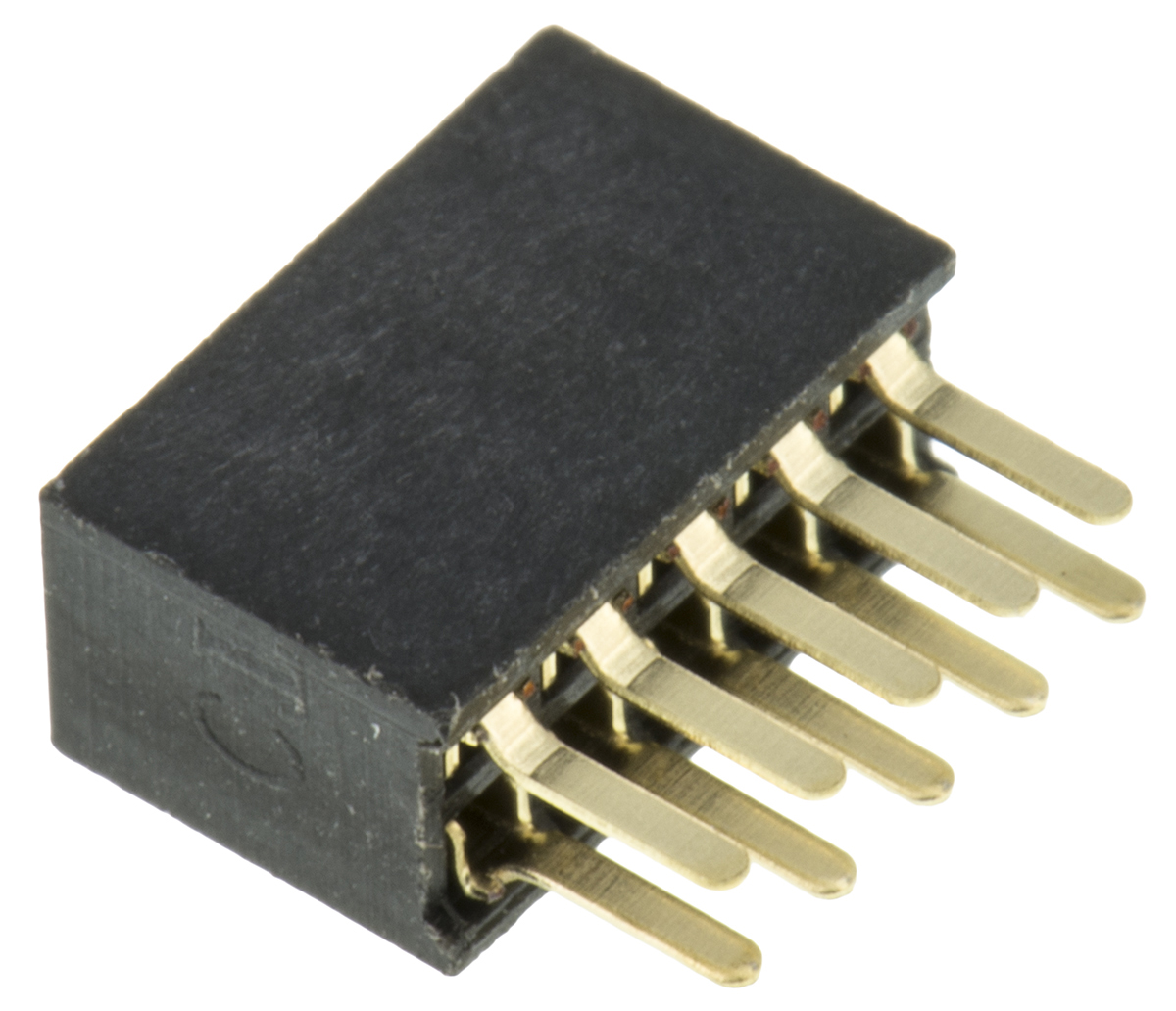 HARWIN Straight Through Hole Mount PCB Socket, 10-Contact, 2-Row, 1.27mm Pitch, Solder Termination