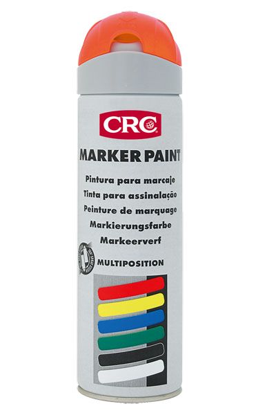 CRC 500ml Orange Fluorescent Spray Paint