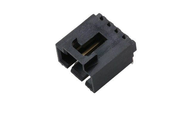 Molex SL Series Right Angle Through Hole PCB Header, 4 Contact(s), 2.54 mm Pitch, 1 Row, Shrouded