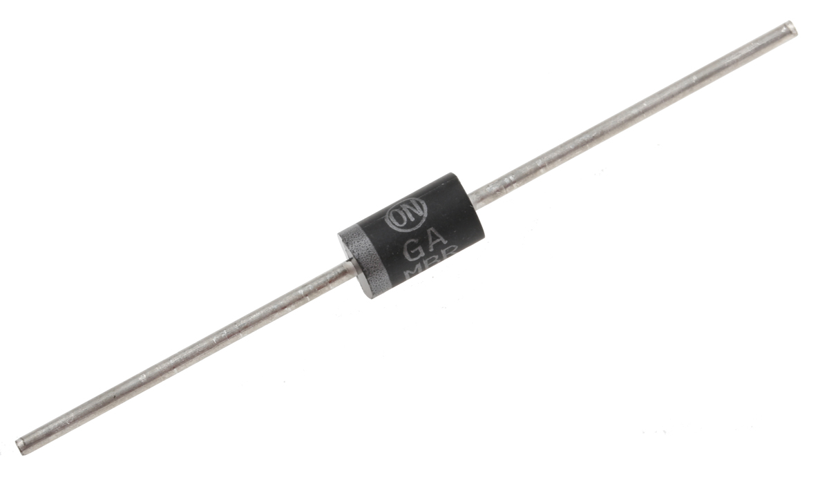 onsemi 60 V 3 A Diode Schottky 2-Pin DO-201AD