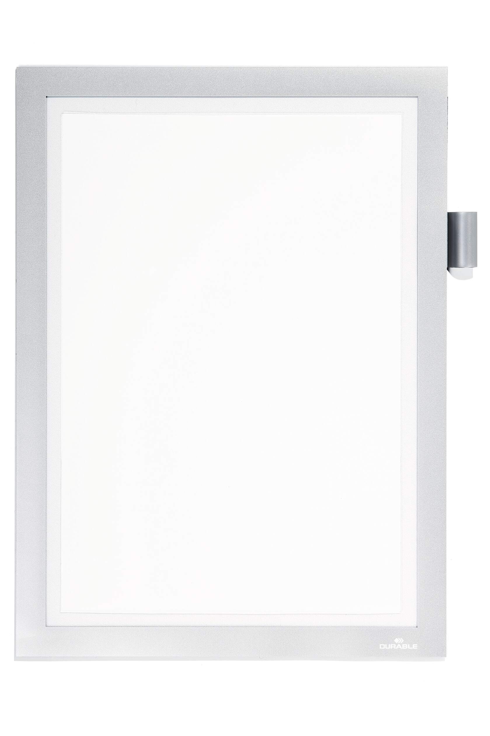 Durable DURAFRAME® NOTE Silver A4 Smooth and rigid Information Frame, 323mm Height, 254mm Width