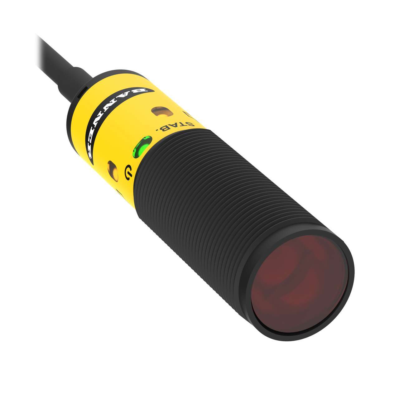 Banner Photoelectric Sensor, Barrel Sensor, 6 m Detection Range