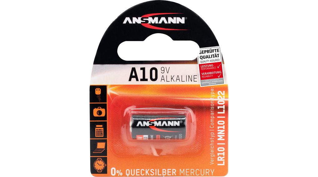 Ansmann Alkaline 9V Batteries A10