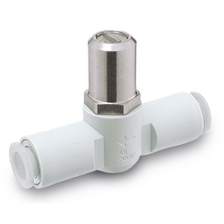 SMC AS1001F Series Tube Flow Controller, 3.2mm Tube Inlet Port x 6mm Tube Outlet Port