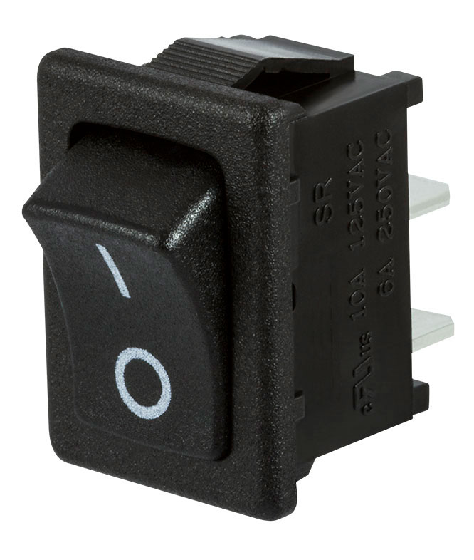 ZF SPST, On-Off Rocker Switch Panel Mount