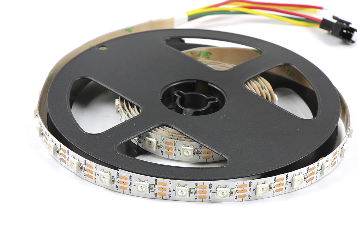 Intelligent LED Solutions 5V dc RGB LED Strip Light, 2m Length