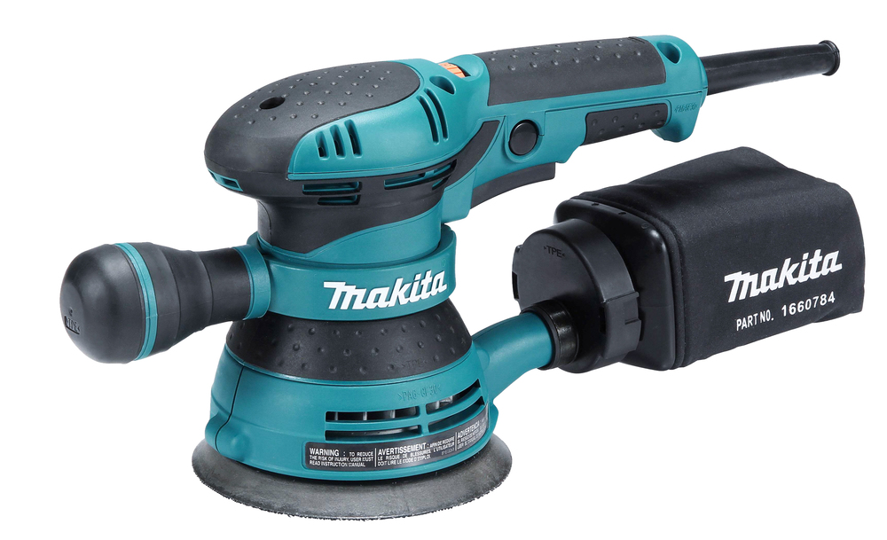 Makita BO5041 125mm Corded Orbital Sander, UK Plug