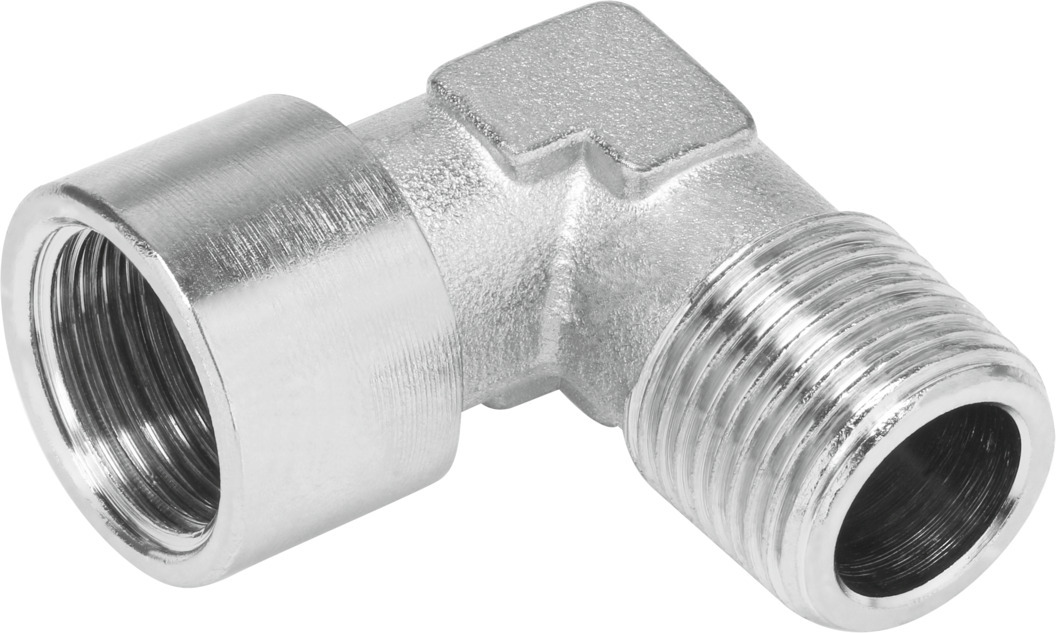 Festo NPFC Series Elbow Fitting, R 1/8 to G 1/8, Threaded Connection Style, 8030216
