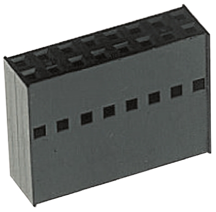 TE Connectivity, AMPMODU MOD IV Female Connector Housing, 2.54mm Pitch, 16 Way, 2 Row