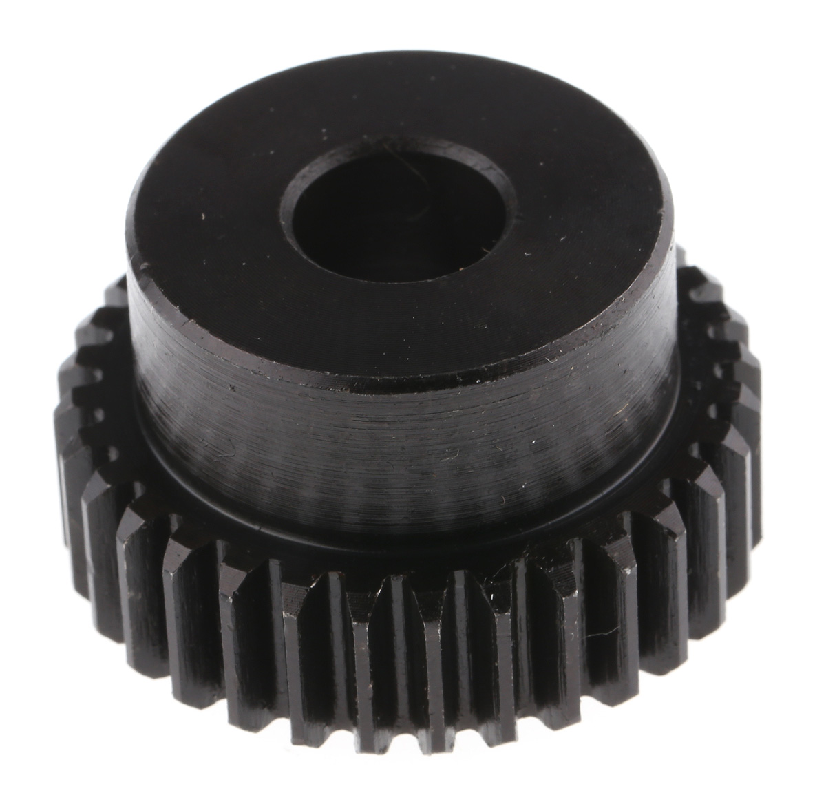 RS PRO Steel 32 Teeth Spur Gear, 1 Module, 10mm Bore Diam, 32mm Pitch Diam, 26mm Hub Diam