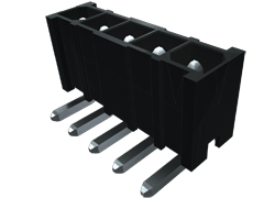 Samtec IPBT Series Straight Through Hole PCB Header, 4 Contact(s), 4.19 mm Pitch, 2 Row, Shrouded